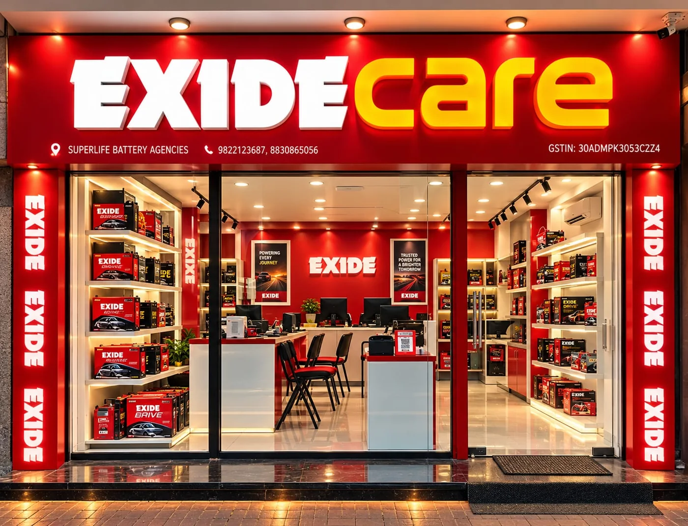 Super-Life Exide Care store, St. Inez, Panjim